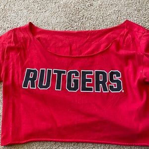 Rutgers crop top